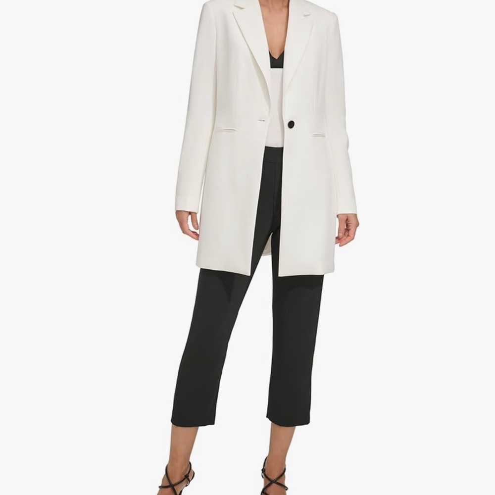 DKNY Elegant White Blazer